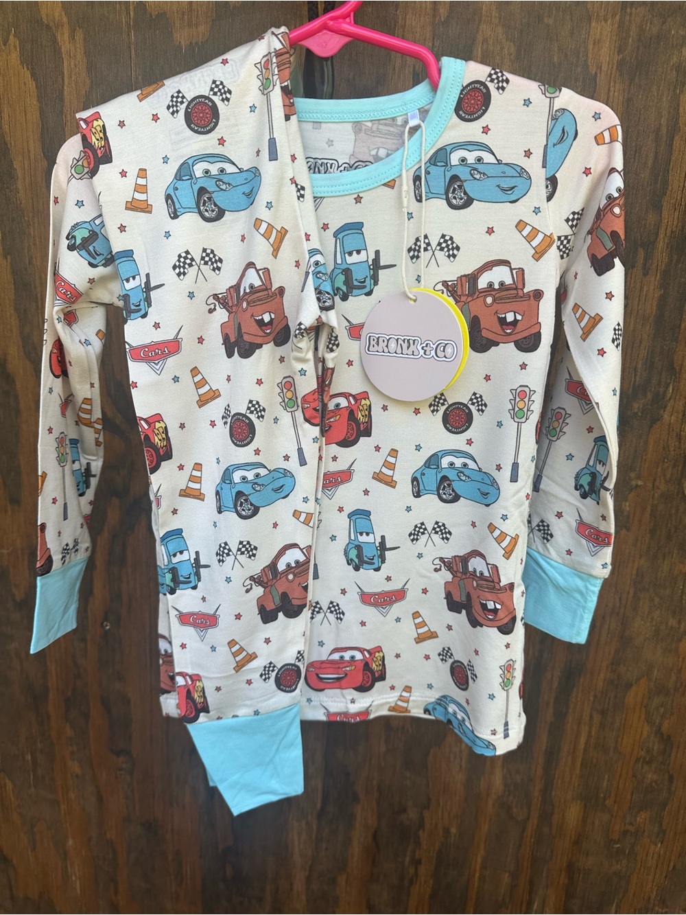 Bronx & Co Cars Bamboo Long Sleeve Set 2T